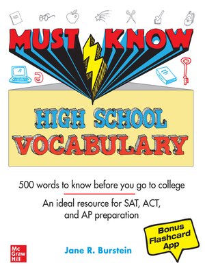 cover image of Must Know High School Vocabulary